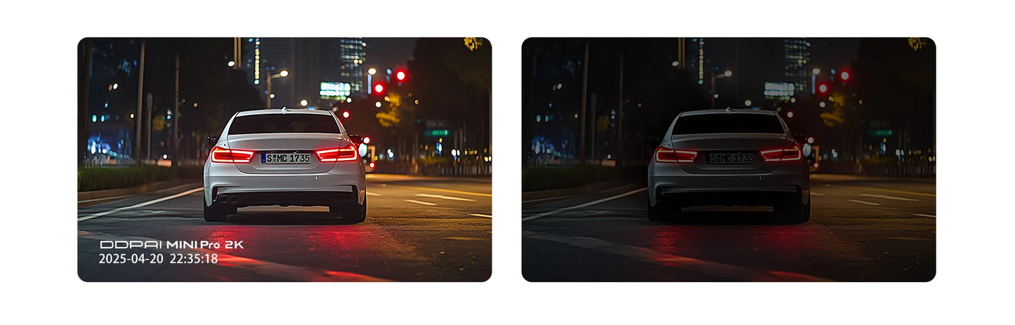 DDPAI Mini Pro 2K Dash Cam – 1440P WiFi Car DVR with Night Vision & Parking Monitor