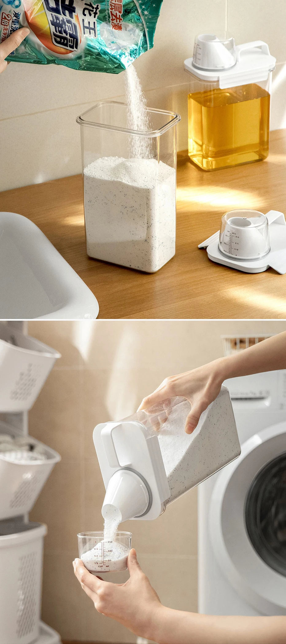 Laundry Detergent Dispenser – Airtight & Refillable
