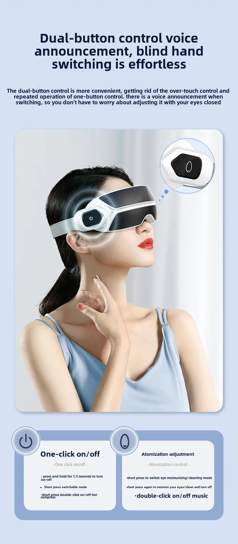 Portable Eye Massager – Everyday Eye Comfort & Relaxation