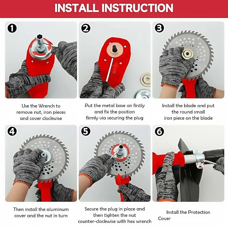 Kysplosion (Milwaukee battery compatible) Brushless Cordless Electric Hedge Trimmer Garden Power Tool