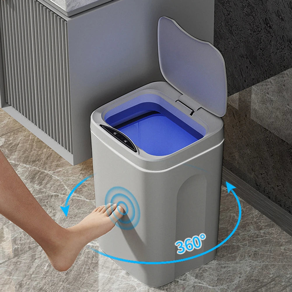 12L/14L/16L/20L/24L Touchless Smart Trash Can – Waterproof Sensor Waste Bin for Home Recycling