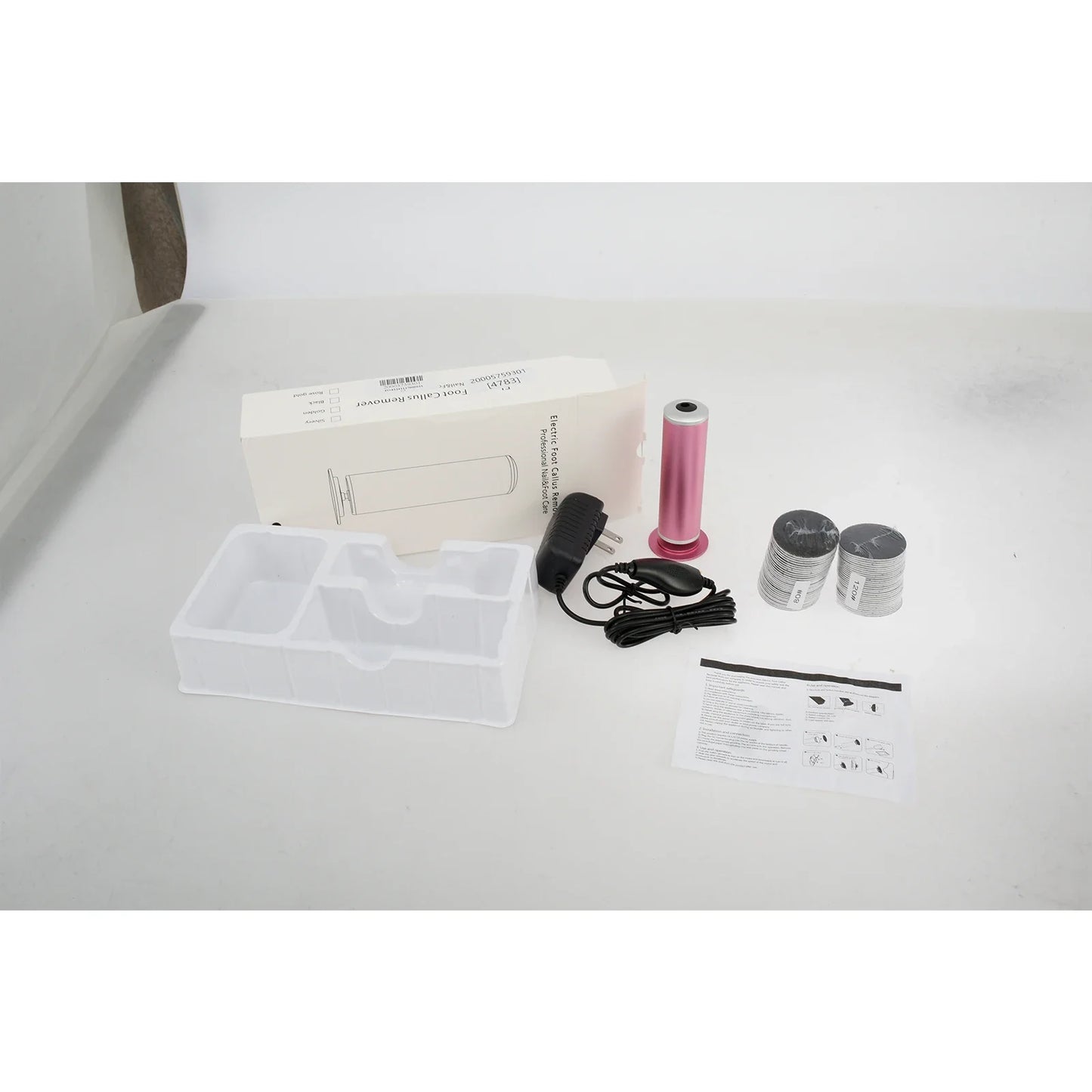 Electric Foot Callus Remover – Professional Aluminum Pedicure Grinder with Adjustable Speed