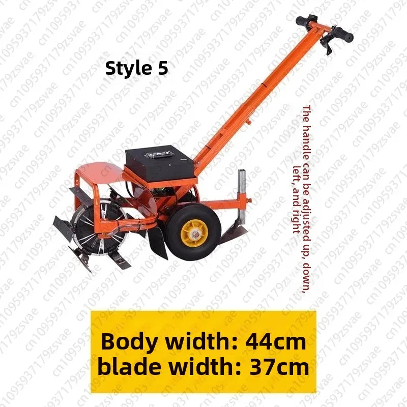 Electric Lawn Mower with A Household All-in-one Machine for Trenching, Loosening, Ploughing and Turning Soil