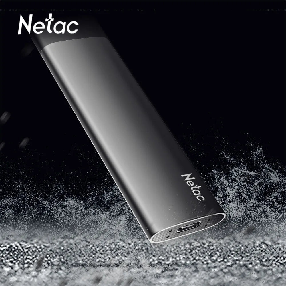 Netac ZSLIM Portable External SSD – Shockproof USB 3.0 Storage with 3-Year Warranty