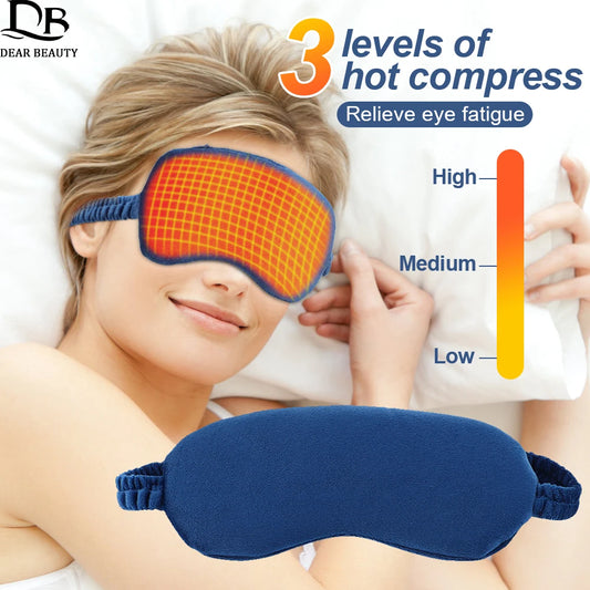 Electric Heating Eye Mask – Infrared Hot Compress Eye Massager
