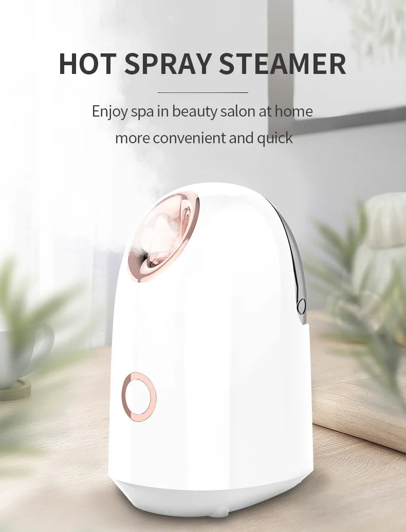 VIMYSHOW Z2 Hot Steam Facial Steamer – Nano Ion Skin Rejuvenation & Deep Cleansing