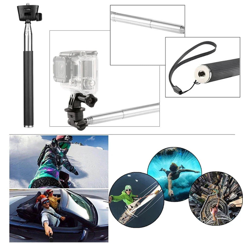 Extendable Selfie Stick Monopod for GoPro & Smartphones