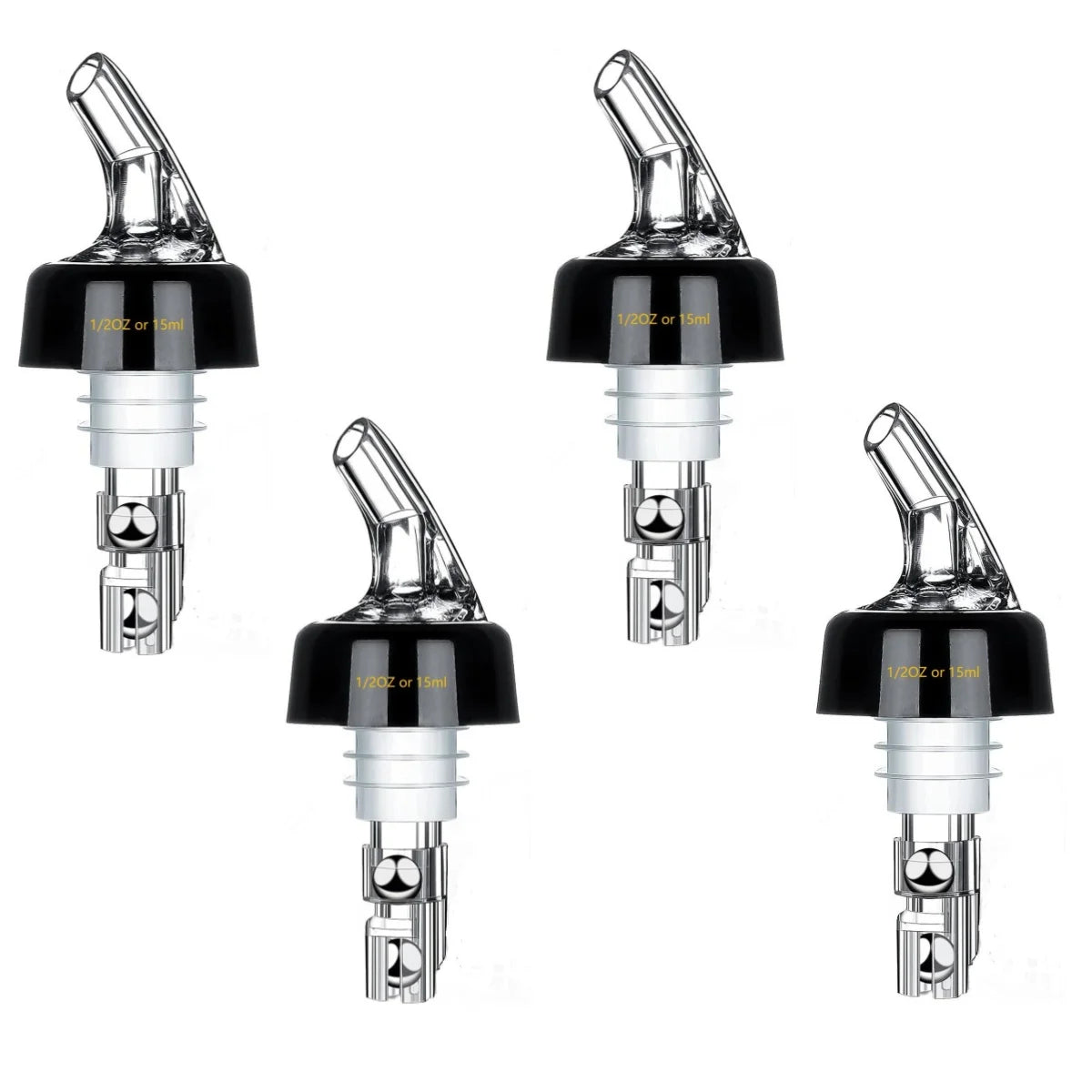 Viski Automatic Measure Liquor Pourer – Spill-Free Bottle Pourer & Wine Stopper