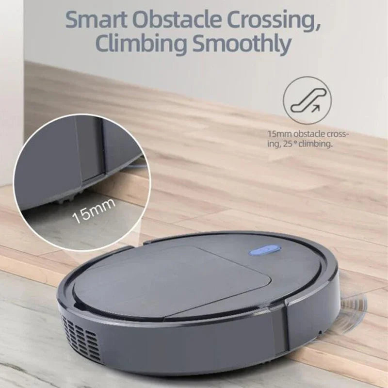 BOW AI Smart Sweeping Robot Vacuum – 3-in-1 Mop, Sweep & Suction, Slim 6cm Design
