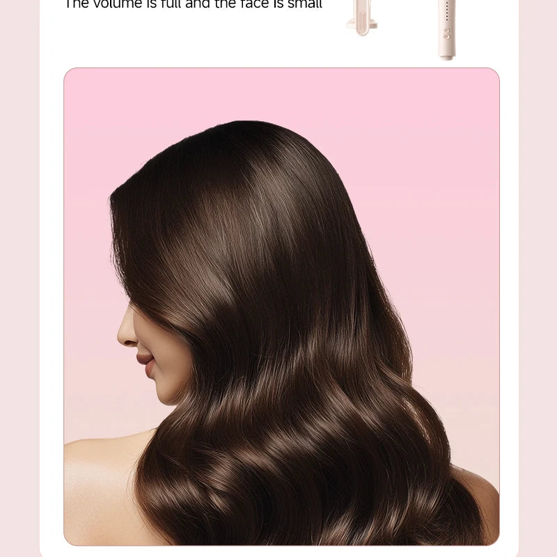 Automatic Rotating Hair Curler – 32mm Ceramic Wave Curling Iron with Interchangeable Barrels