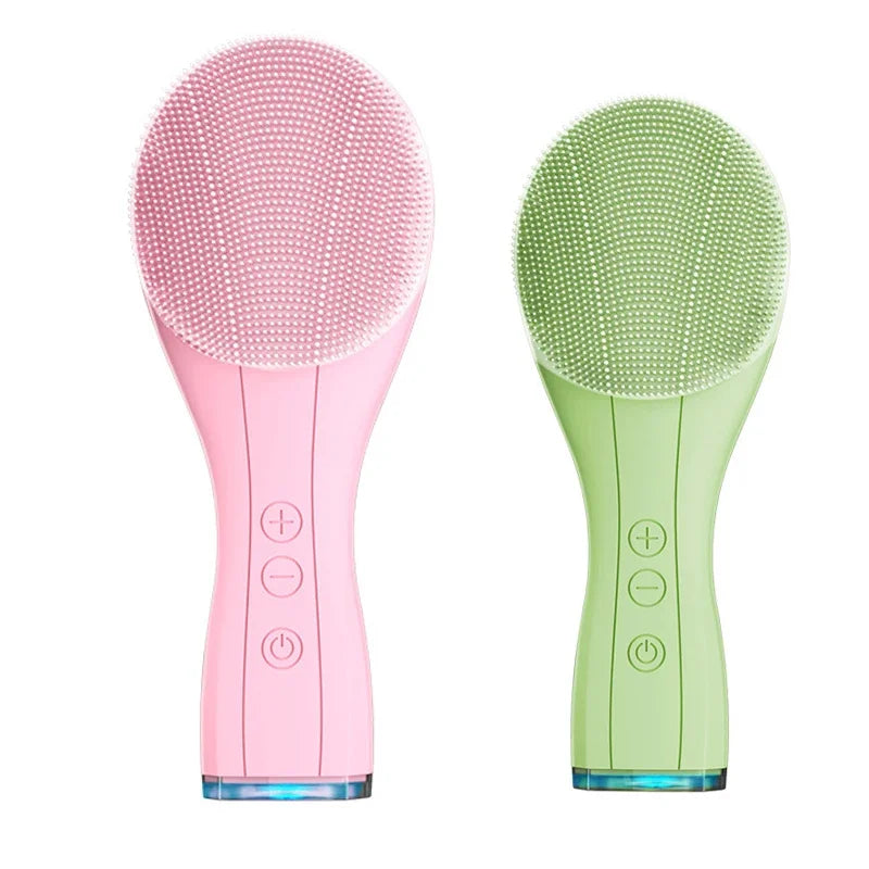 Windaily Rechargeable Silicone Facial Cleansing Brush – IPX7 Waterproof Deep Clean Vibration Tool