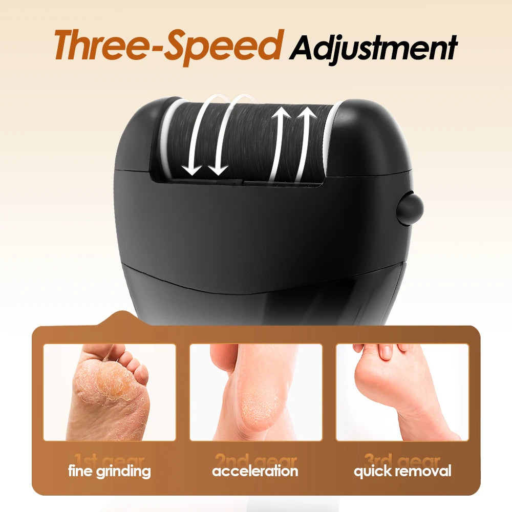 AFDEAL Rechargeable Electric Foot Callus Remover – Professional Pedicure Grinder (Standard / Simple)