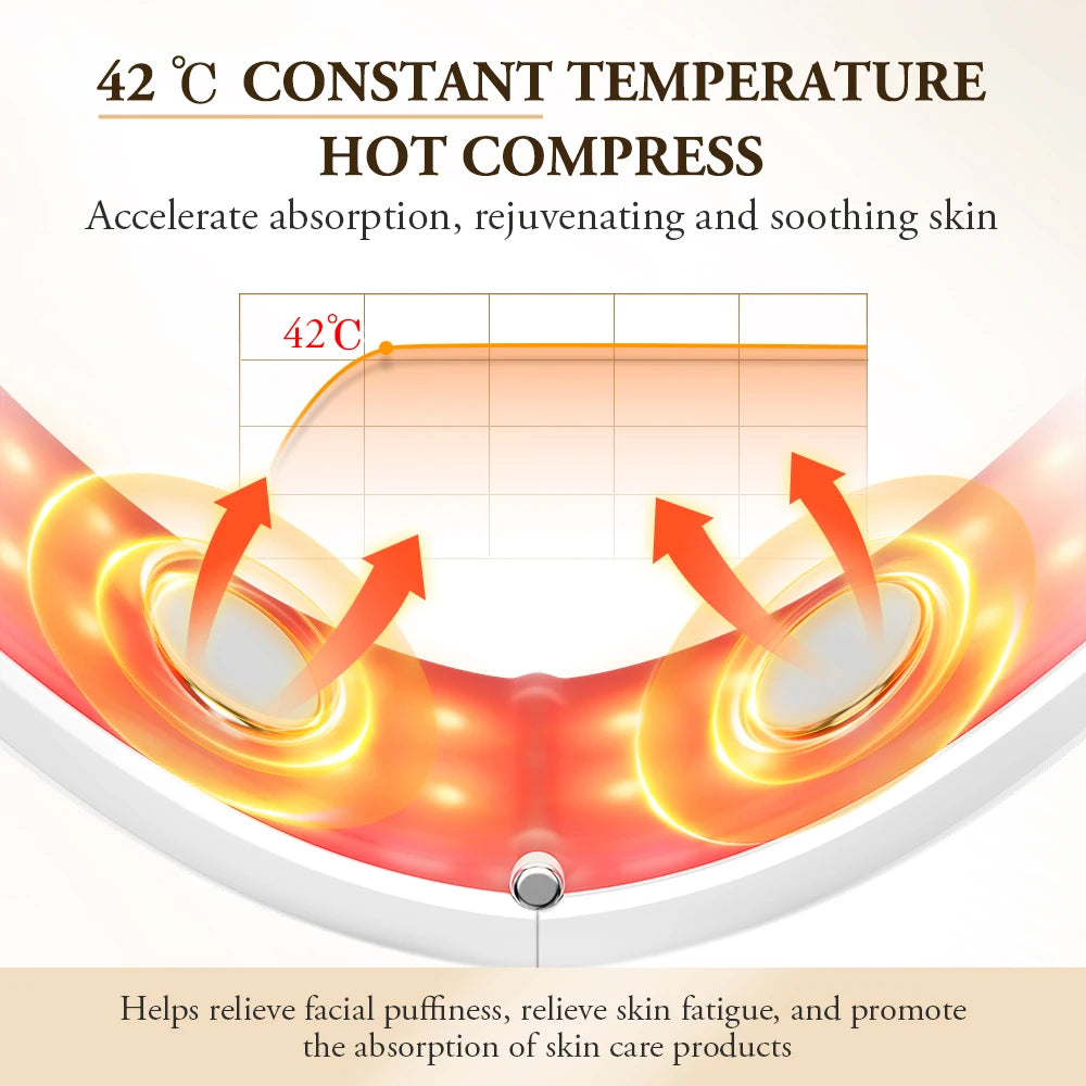 Anlan EMS V-Face Lifting Device – 4-Pole Microcurrent Face Slimming Massager