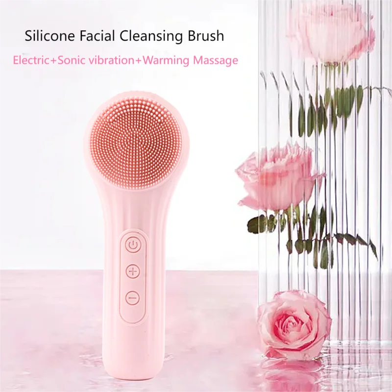 Sonic Facial Cleansing Brush SK0308 – USB Rechargeable Deep Pore Cleanser