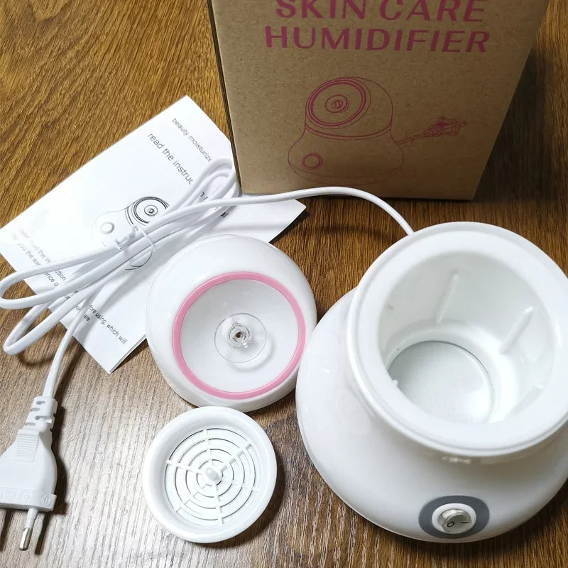 ANBADUBA Hot & Cold Facial Steamer – Nano Mist Skin Hydration & Cleansing Device