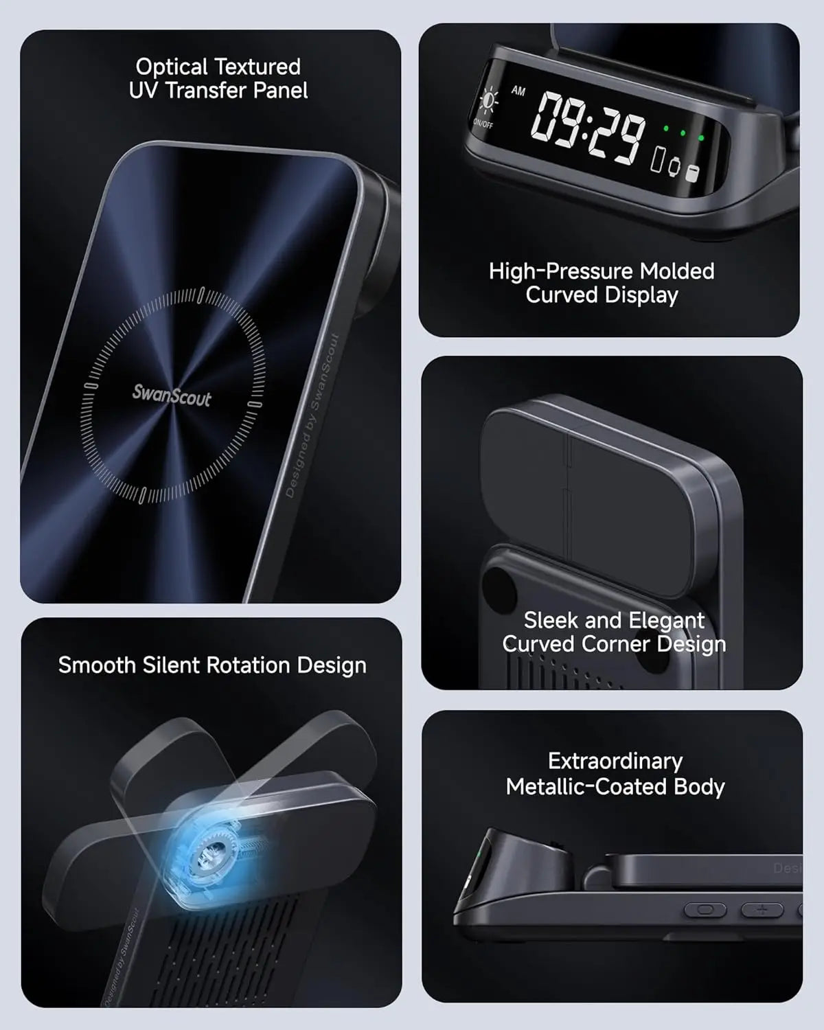 15W Wireless Charging Stand for Samsung Phone, Watch & Earbuds