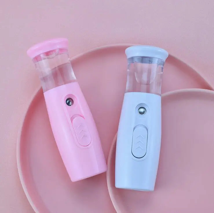 Portable Nano Face Steamer – USB Rechargeable Cold Mist Skin Hydrator