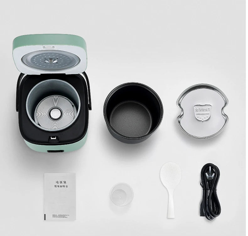 BALASHOV 1.2L Mini Electric Rice Cooker – Compact 200W Rice & Porridge Cooker