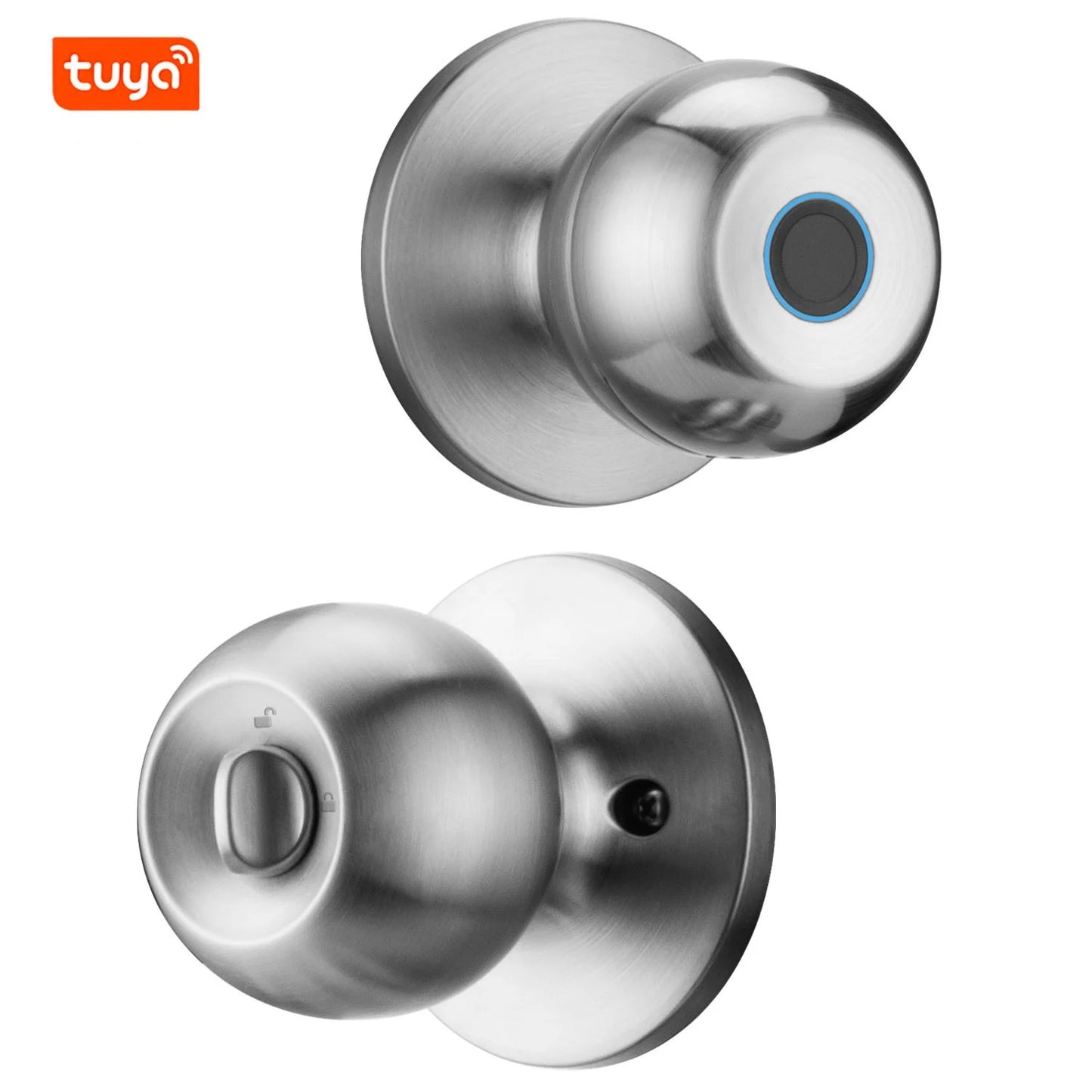 Tuya Smart Fingerprint Door Lock with Bluetooth App Control – Keyless Smart Lock