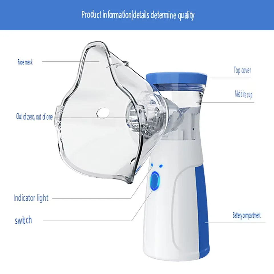 Portable Battery-Powered Nano Mist Sprayer – Handheld Cosmetic Hydration Device