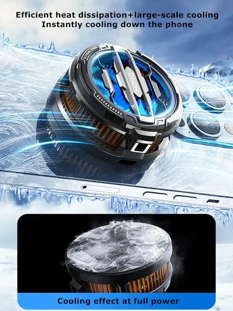 CX07 Mobile Phone Cooler 15W | Magnetic & Back-Clip True Ice Radiator