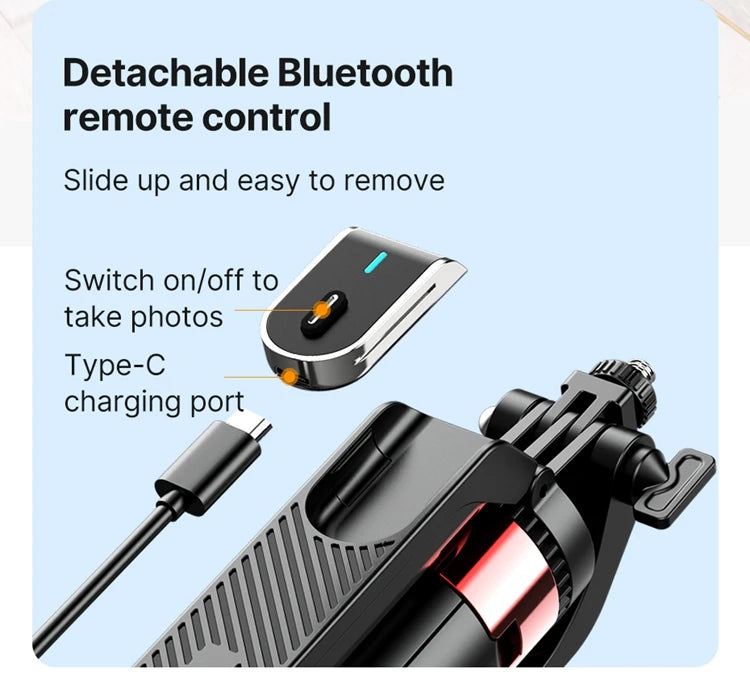 Ulanzi 1.8M Smartphone Selfie Stick Tripod – Bluetooth Remote & 360° Head