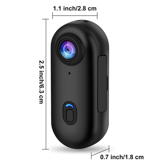 JETO H88 Ultra-Mini 4K Sports Action Camera – Waterproof Case, WiFi, POV Recording