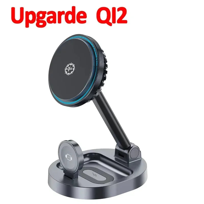 VIKEFON Magnetic Wireless Charger Stand + Phone Cooling Radiator (Apple Devices Only)