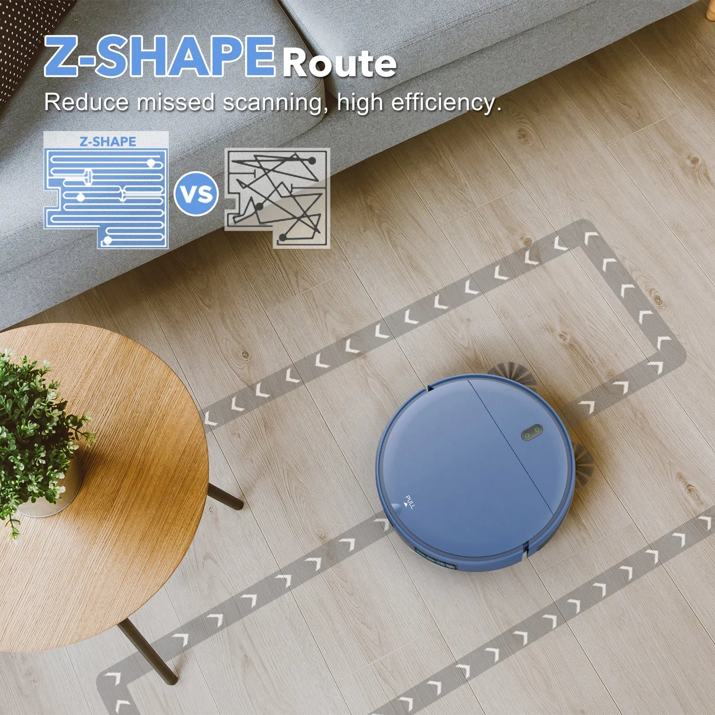 Omeser BR151 Robot Vacuum & Mop Combo – Planned Cleaning, Remote + App Control