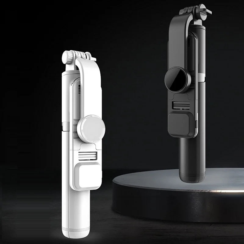 Stainless Steel Bluetooth Selfie Stick Tripod for Smartphones (Q02s)