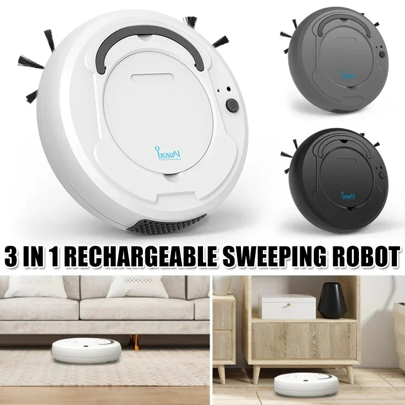 BOWAI Automatic Robot Vacuum Cleaner – Smart Dry & Wet Sweeping Robot for Home Floors