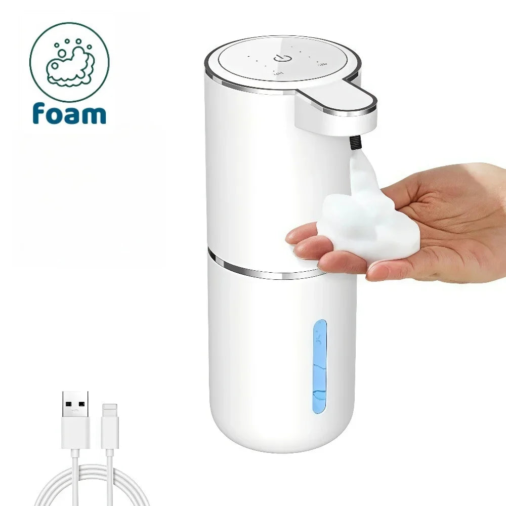 Touchless Automatic Foam Soap Dispenser – USB Rechargeable Infrared Hand Wash Dispenser