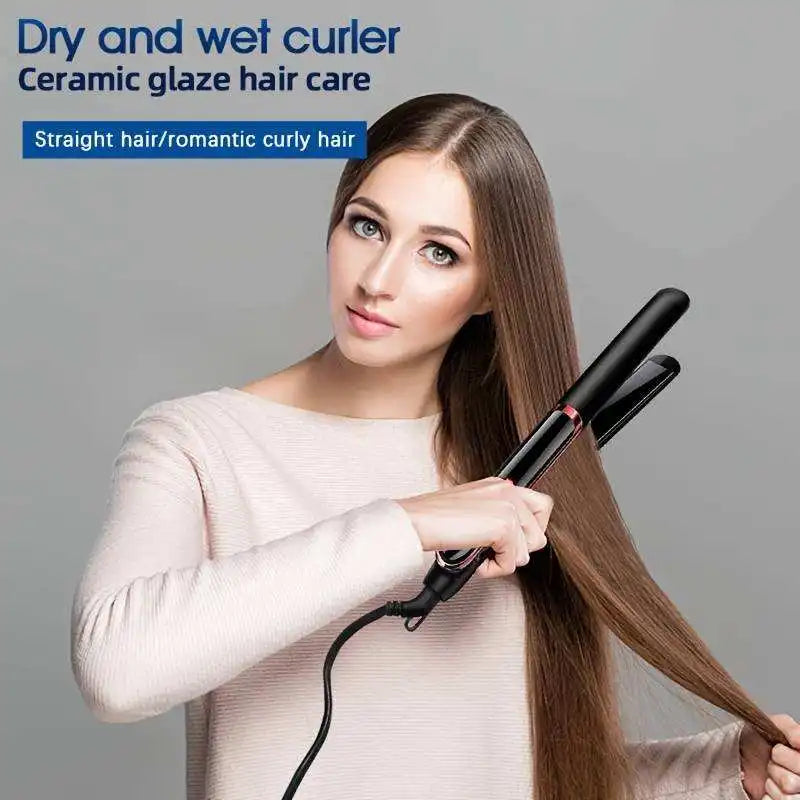SCBWMG ST-016 Hair Straightener – Ionic Ceramic Plates, Fast Heat, Travel Ready