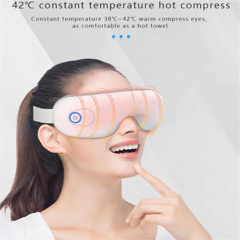 VIMYSHOW Bluetooth Eye Massager – Heat, Vibration & Music Relaxation Mask