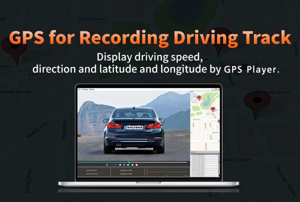 11.26” 4K Rearview Mirror DVR | CarPlay, Android Auto, GPS Ready