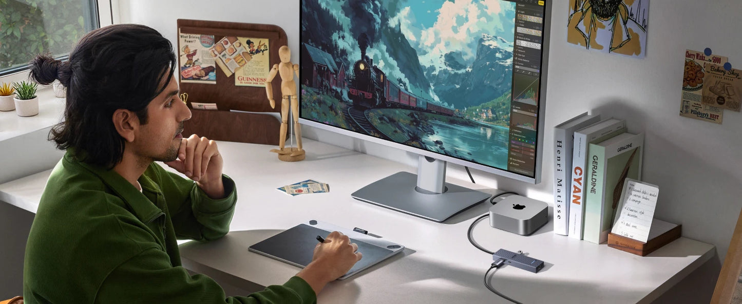 6-in-1 USB-C Hub for Steam Deck & ROG Ally – HDMI, Ethernet, 10Gbps, PD