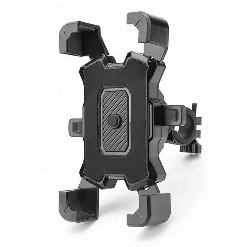 Universal Motorcycle & Bicycle Phone Holder – Secure Handlebar Mount (Black)