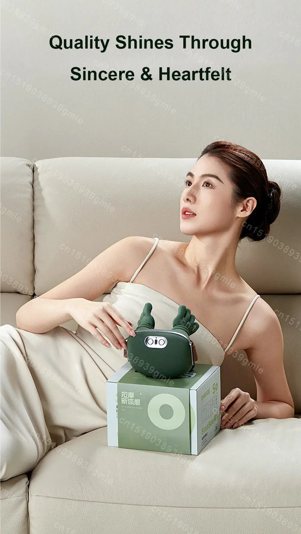 Electric Trapezius Massager with Heat – Wearable Neck, Back & Shoulder Relief