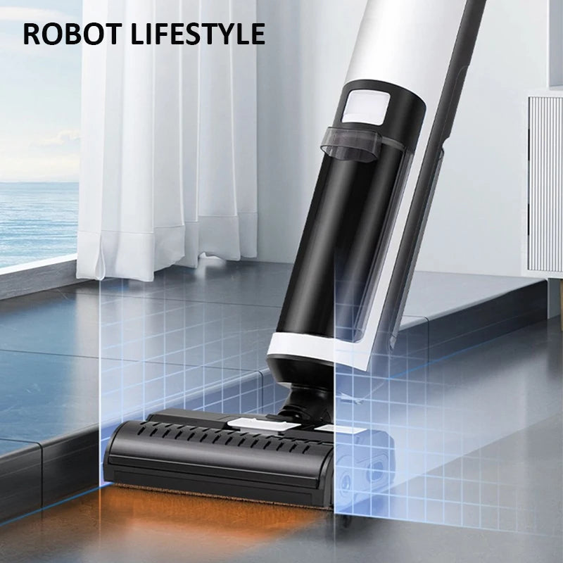 Robot Lifestyle RL9MAX 4-in-1 Steam Vacuum Cleaner – Wet Dry Cleaning, 14000Pa Suction