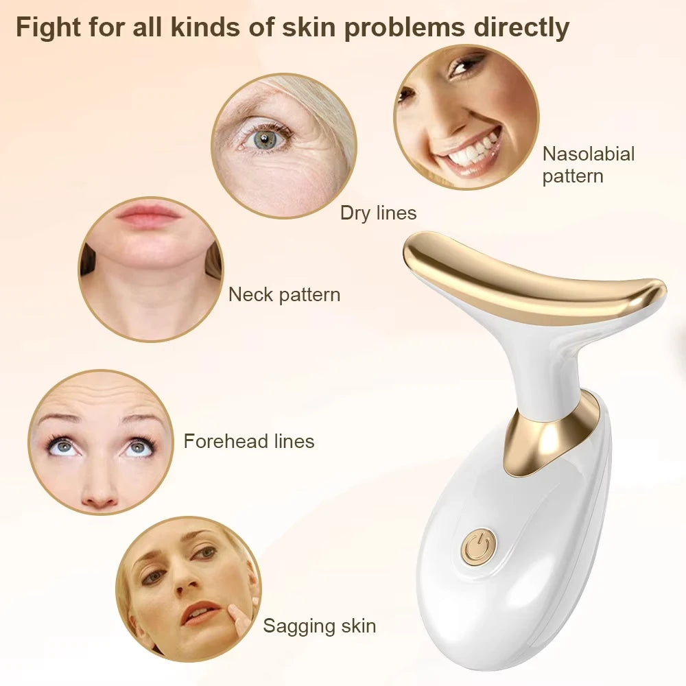 BXA Face & Neck Lifting Massager – Microcurrent Anti-Aging Skin Tightening Tool