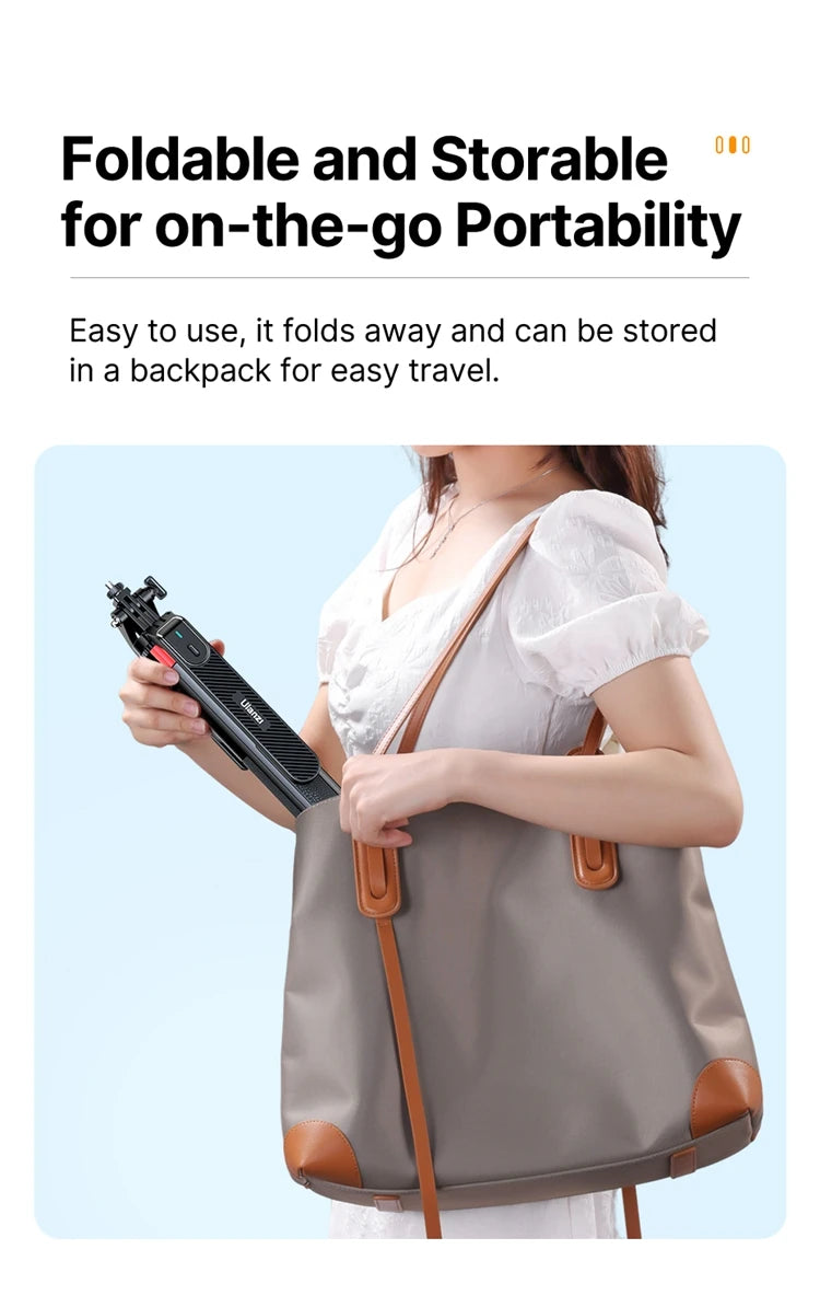Ulanzi 1.8M Smartphone Selfie Stick Tripod – Bluetooth Remote & 360° Head