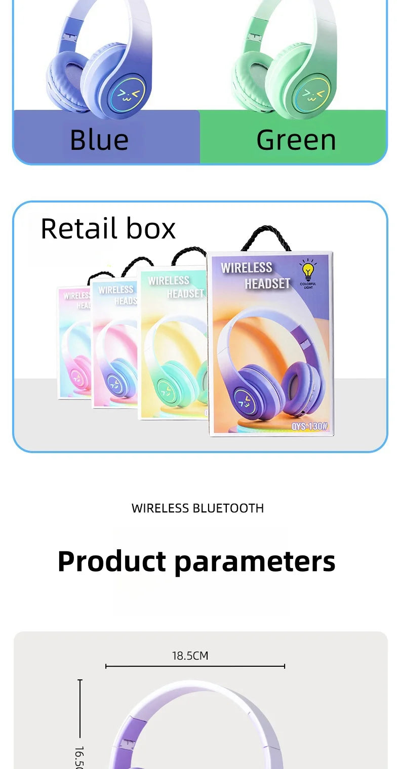 Erilles Wireless Over-Ear Headphones – Bluetooth 5.3, 40mm Drivers, Gaming & Music