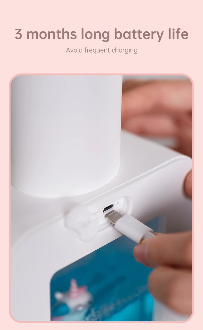 Cute Touchless Foam Soap Dispenser for Kids