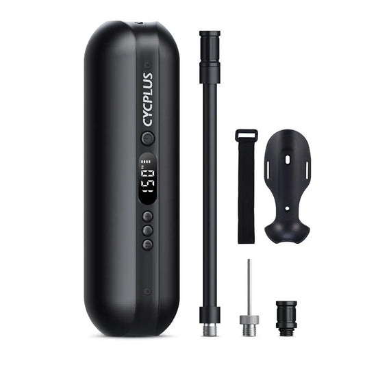 CYCPLUS Portable Air Pump 150PSI Smart Electric Inflator for Car, Bike, Motorcycle & Ball with Type-C Charging