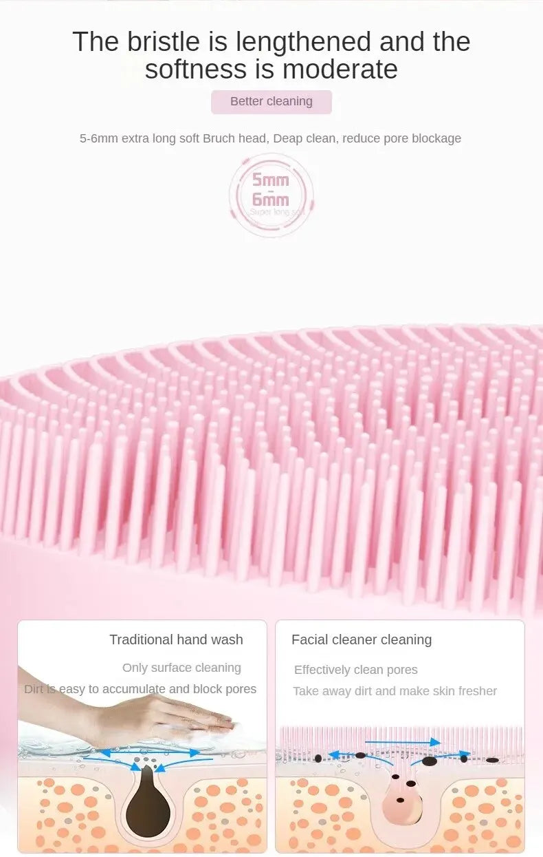 X2 Electric Face Cleansing Brush – IPX7 Rechargeable Acne & Blackhead Remover