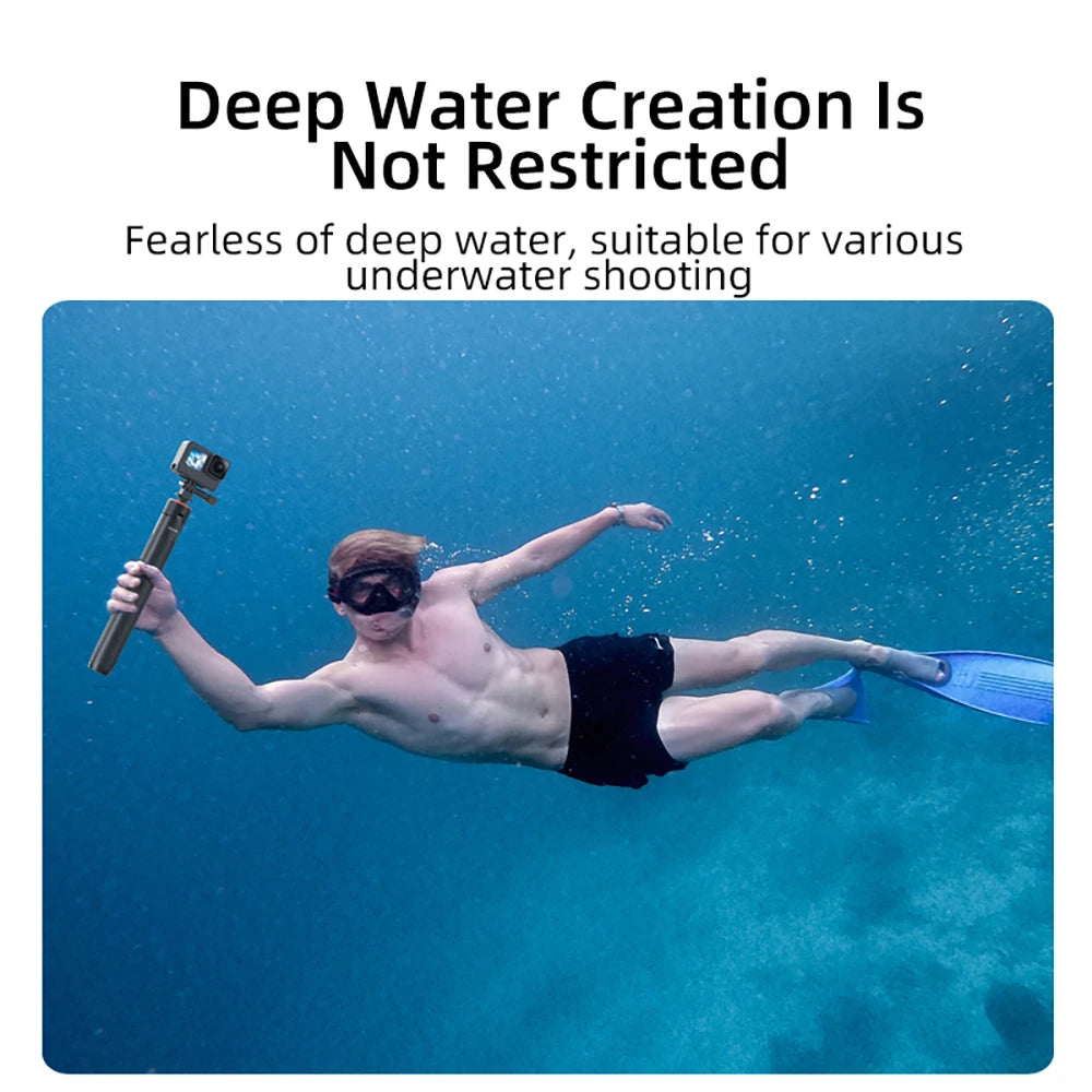 Portable Selfie Stick Tripod with 1/4″ Mount – Vlog & Live Stream