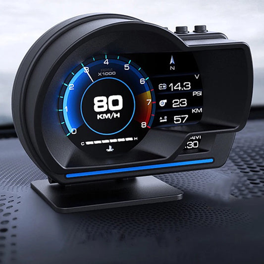 SDAO A501 OBD2 Head-Up Display – Smart HUD Speedometer with RPM, Fuel Data, Turbo Pressure & Safety Alarms
