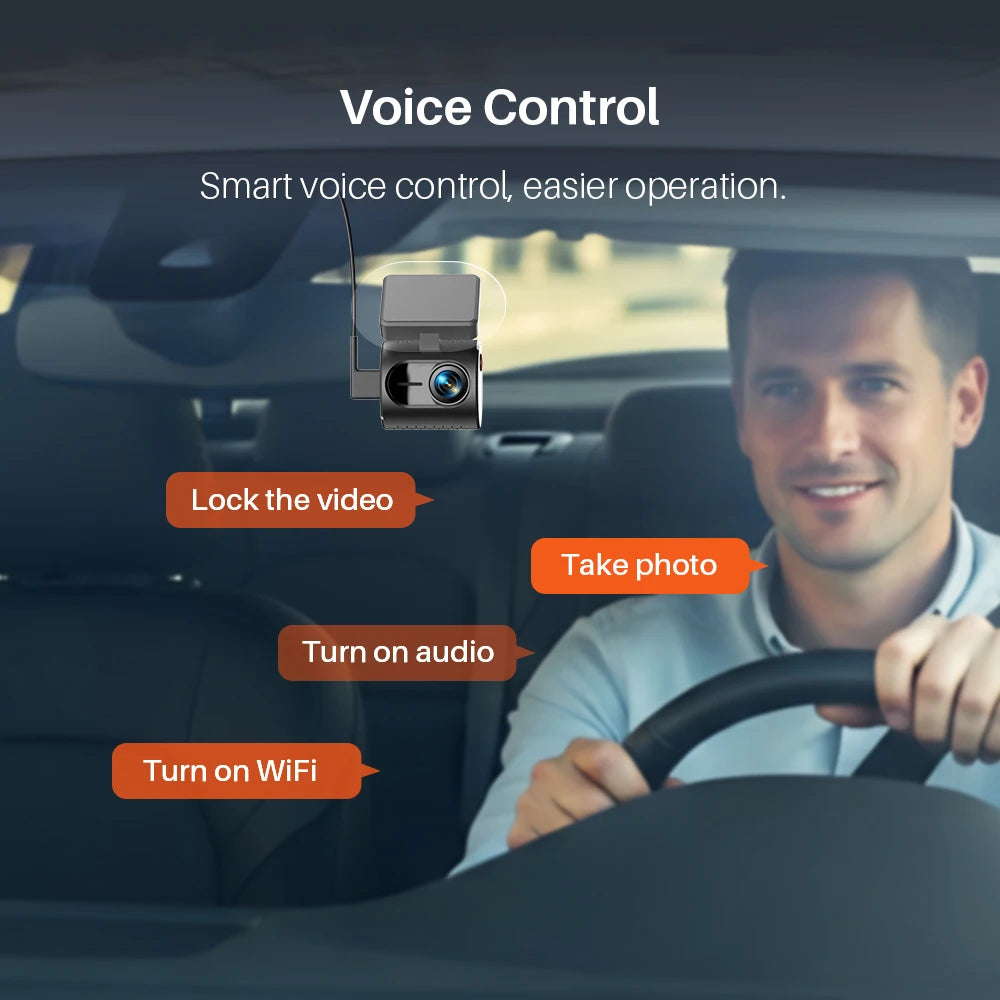 KAWA MINI3 Gen2 2K Dash Cam – Hidden WiFi Car DVR with Voice Control & Night Vision