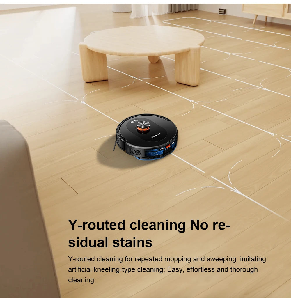 Liectroux T9 Robot Vacuum & Mop – 6500Pa LiDAR Mapping, Self-Empty Station, Dual-Band WiFi