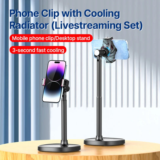 SK-06 Livestream Phone Clip with Cooling Radiator – Mobile Streaming Heat Control